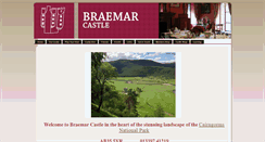 Desktop Screenshot of braemarcastle.co.uk